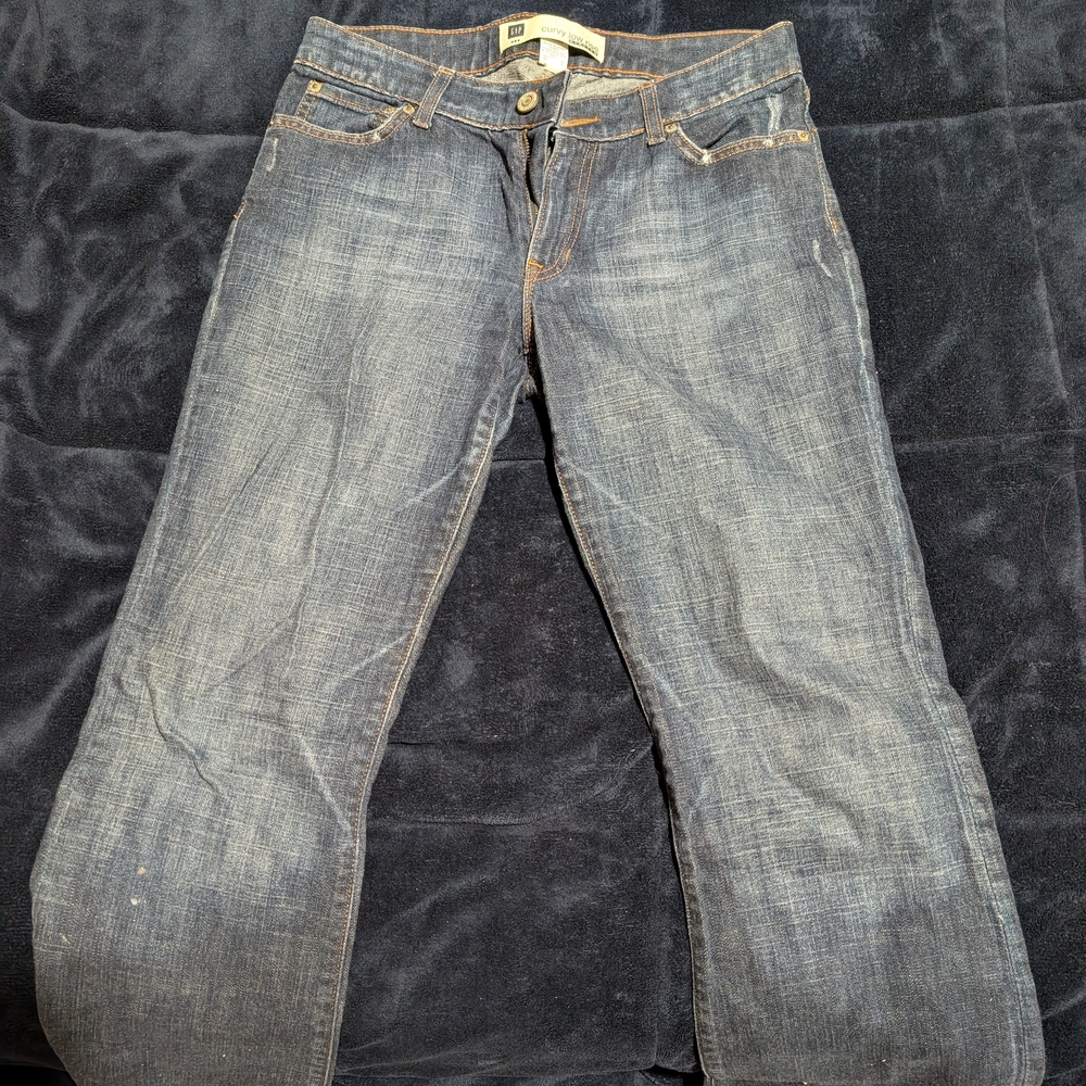 Gap Curvy Low Rise Blue Denim Jeans